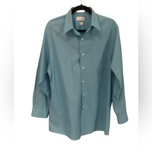 Van Heusen turquoise men’s shirt size L